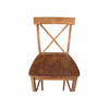 International Concepts X-Back Bar Height Stool, 30" H, Distressed Oak S42-6133